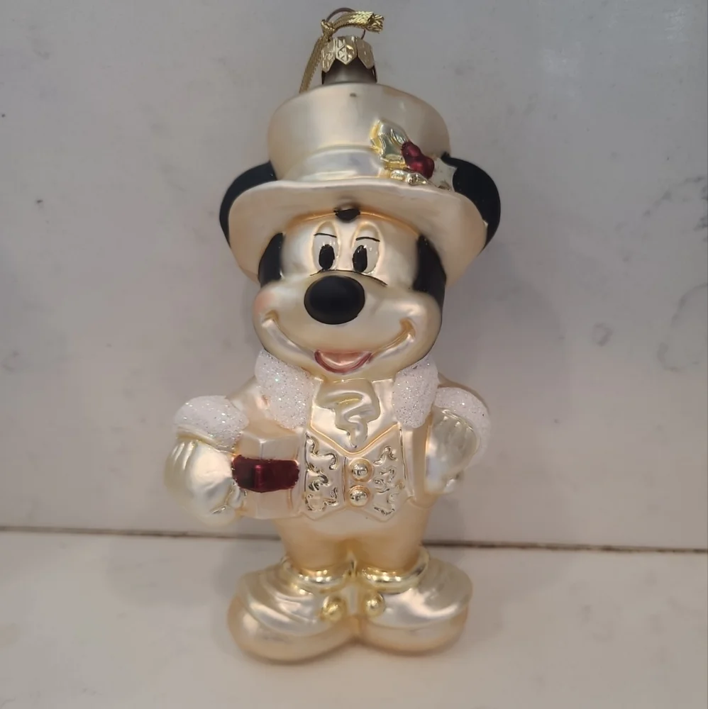RARE DISNEY VICTORIAN MICKEY ORNAMENT MADE IN POLAND